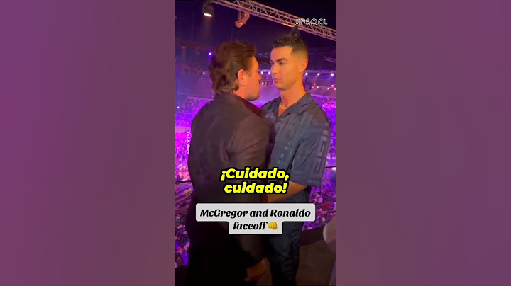 El tenso cruce entre Conor McGregor y Cristiano Ronaldo | Cracks #shorts