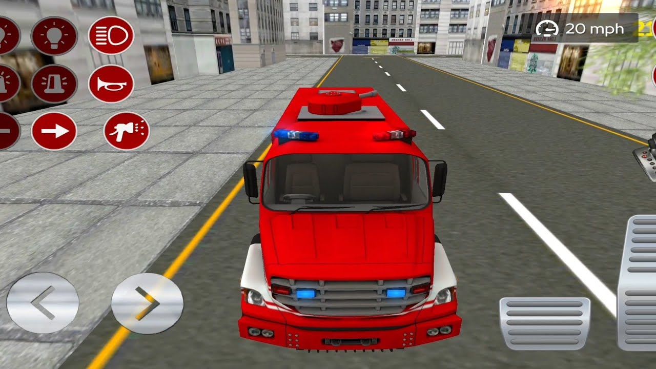 Real Fire Truck Driving Simulator : Fire Fighting | Android Gameplay #3