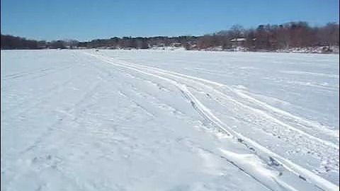 A 290-hp Arctic Cat Z1 Turbo Flies Past