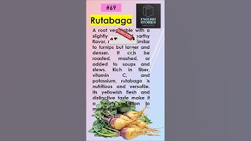 Rutabaga: Sweet and Earthy Root Vegetable for Hearty Dishes #LearnEnglish