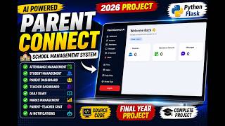 ParentConnect 2026 🔥 | AI School Management System | Python Flask Final Year Project