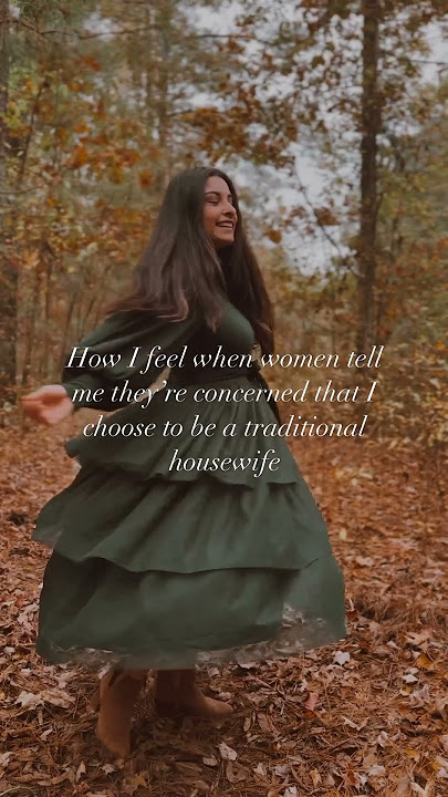 I often get the “he can leave you anytime” or “your more susceptible to abuse” comments #housewife