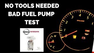 How to Tell if BAD FUEL PUMP with NO TOOLS