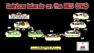 Rainbow Islands - Nintendo NES - Ocean Software version PAL 1991