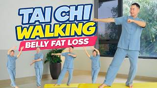 15-Min Tai Chi Walking Workout 🔥 Burn Fat & Lose Weight Gently