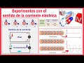 EXPERIMENTOS CON EL SENTIDO DE LA CORRIENTE ELÉCTRICA | GENERADORES CC Y CA