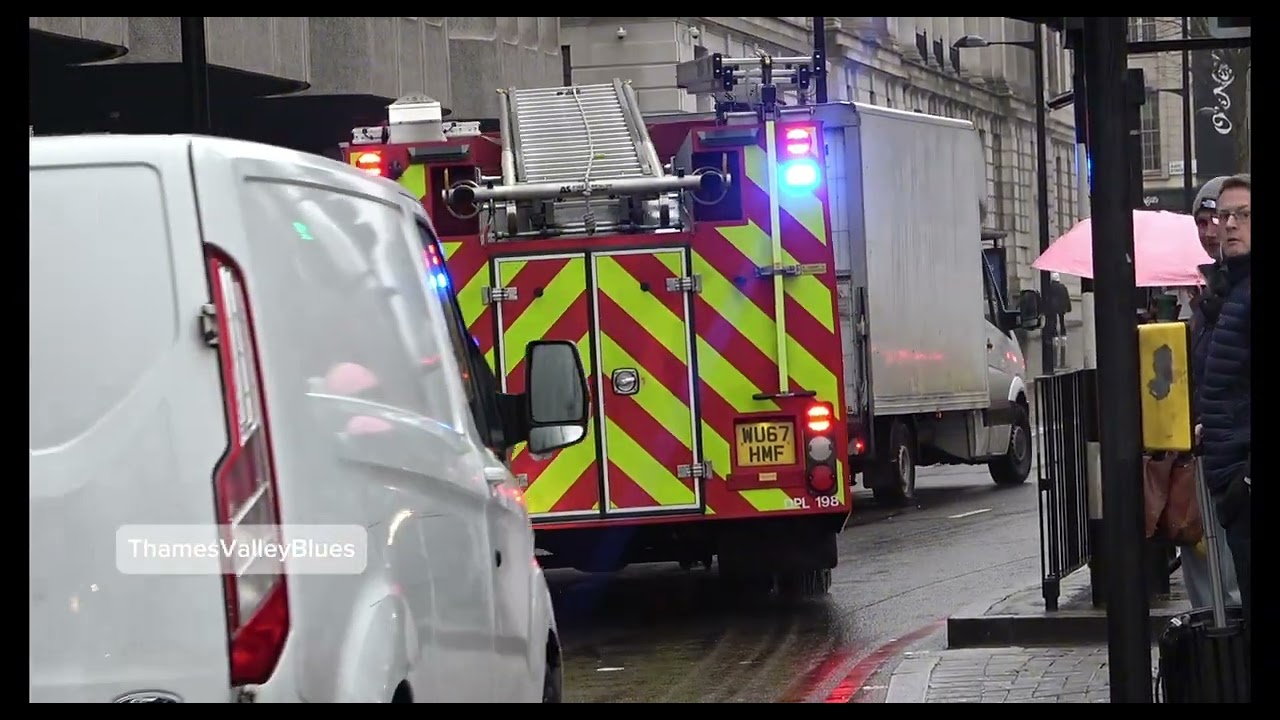 Multiple Fire Appliances Responding In London