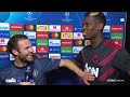 Paul Pogba gatecrashes Juan Mata's post-match interview | Juventus 1-2 Manchester United
