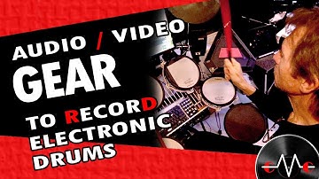 Behind the Scenes - Gear I Use to Record and Video Electronic Drums in my Home Recording Studio