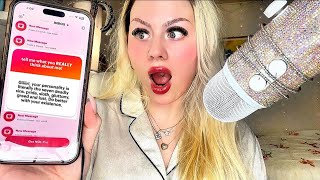 ASMR Reacting To Your Anonymous Messages About Me!