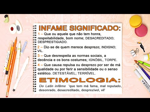 Vídeo: At significa infâmia?