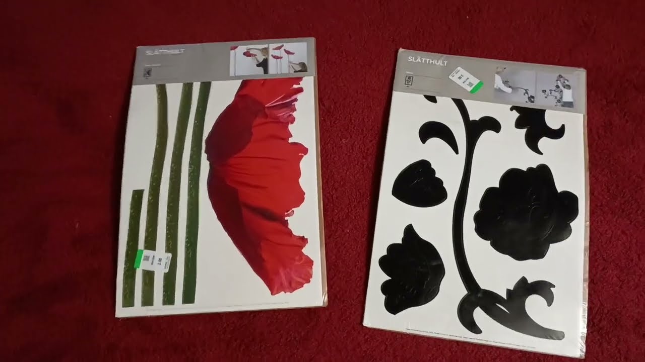 Let's create a pretty wal..$3 for the look... #thrifted #ikea 