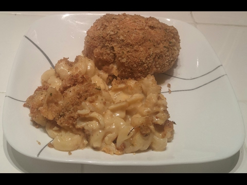 Macaroni & Cheese Stuffed Chicken Cordon Bleu Balls
