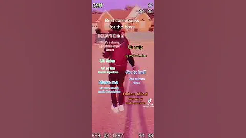 Best comebacks for boys