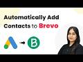 Automatically Add Contacts to Brevo