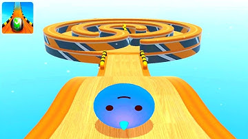 Sky Rolling Ball 3D ! All Levels Gameplay (33-38) android,ios