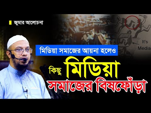 মিডিয়া সমাজের আয়না হলেও কিছু মিডিয়া সমাজের বিষফোঁড়া