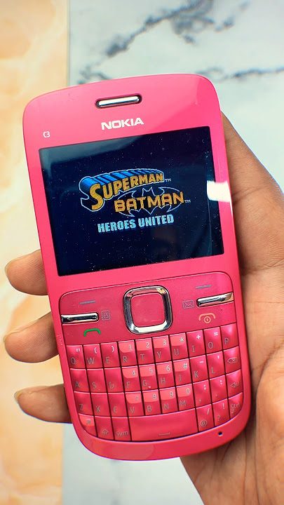 POV: Playing JAVA Games on Nokia C3-00 From 2010