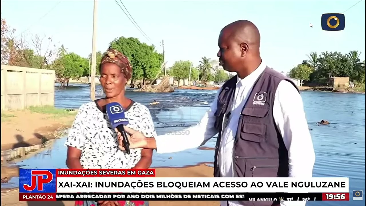 ÁGUAS DAS CHEIAS CORTAM ESTRADA DA ZONA DA WENELA EM XAI-XAI