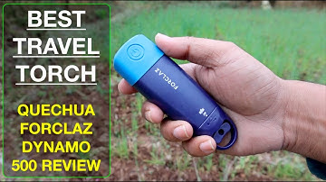 Quechua FORCLAZ DYNAMO 500 Flash Light - ALL WEATHER TORCH FOR CAMPING.