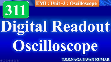 EMI311- Digital Readout Oscilloscope