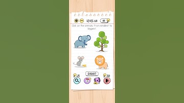 brain test level 69 sol6 #braintest #braintestsolution #games #shorts