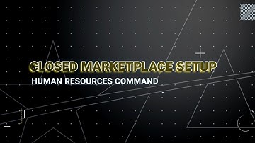 IPPS-A R3 Demonstration: Closed Marketplace Setup - HRC