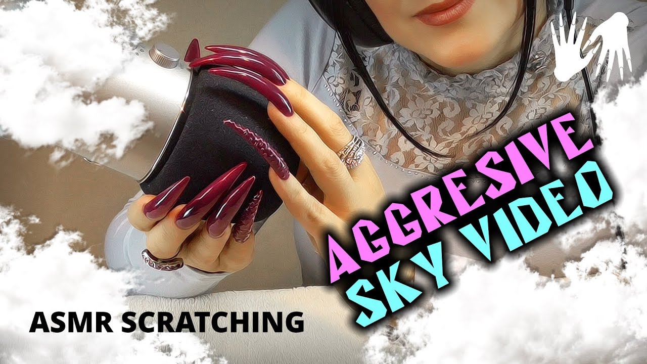 Звуки АСМР 🎤 Царапаю микрофон 💋 НОГТЯМИ