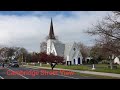 Drive through Cambridge Town Centre New Zealand