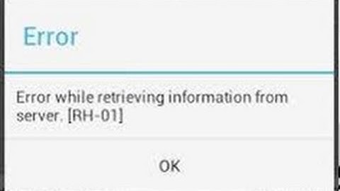 How to Fix Google Play Store Error RH-01