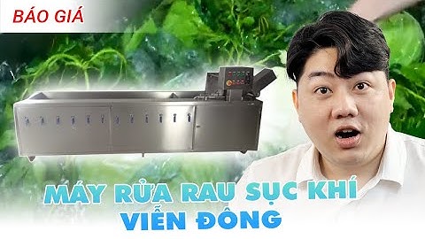 Cập nhật giá máy rửa rau sục khí OZONE siêu sạch, giúp loại bỏ hoàn toàn chất bẩn trên bề mặt rau củ