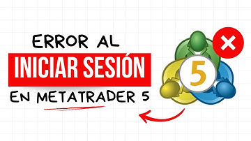 Error al INICIAR SESIÓN en MetaTrader 5 (Cómo vincular cuenta)