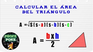 ¿Cómo calcular el área del triángulo? | 