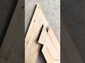 how to cut and join angled wood with precision #shorts