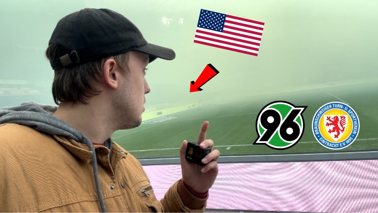 AMERICAN EXPERIENCES THE BIGGEST DERBY IN GERMANY | HANNOVER 96 VS EINTRACHT BRAUNSCHWEIG