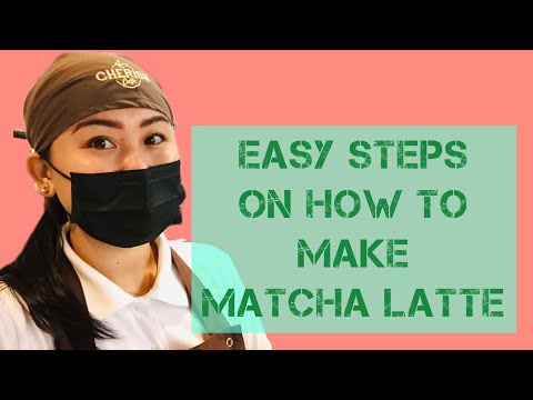 Easy steps on How to make matcha latte | @BaristaDiana  @MatchaTiktok  #barista #dubai #matcha