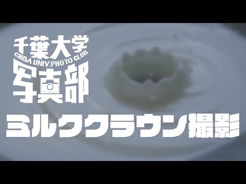 ミルククラウンを撮ってみよう!　【千葉大学写真部】