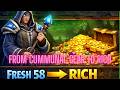 The 58 Boost to Riches Challenge : How I made 3k gold while leveling, my plans after reaching 70.