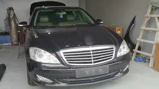 Facelift body kit for mercedes benz S class w221 to w222
