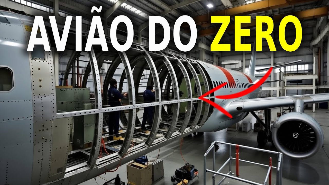 Como Se CONSTRÓI um AVIÃO COMERCIAL do ZERO