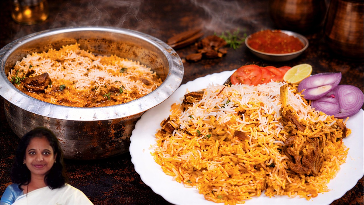 अस्सल दम मटन बिर्याणी 