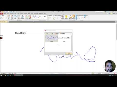 PDF XChange - Create Signatures