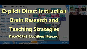 Explicit Direct Instruction Brain  Research and Teaching Strategies