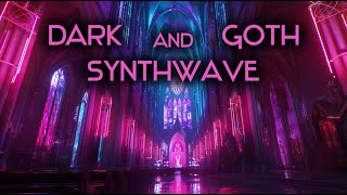 5 HOURS OF MUSIC: Neon Sanctum: A Dark Synthwave Serenade in the Cyber-Gothic Cathedral 🌌💜