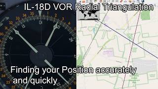 IL-18D VOR Radial Triangulation - Finding your Position accurately and quickly