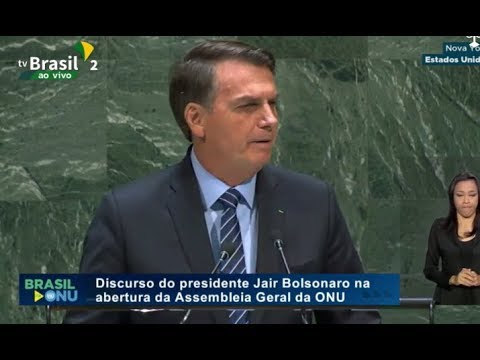 Discurso do Presidente Jair Bolsonaro na ONU