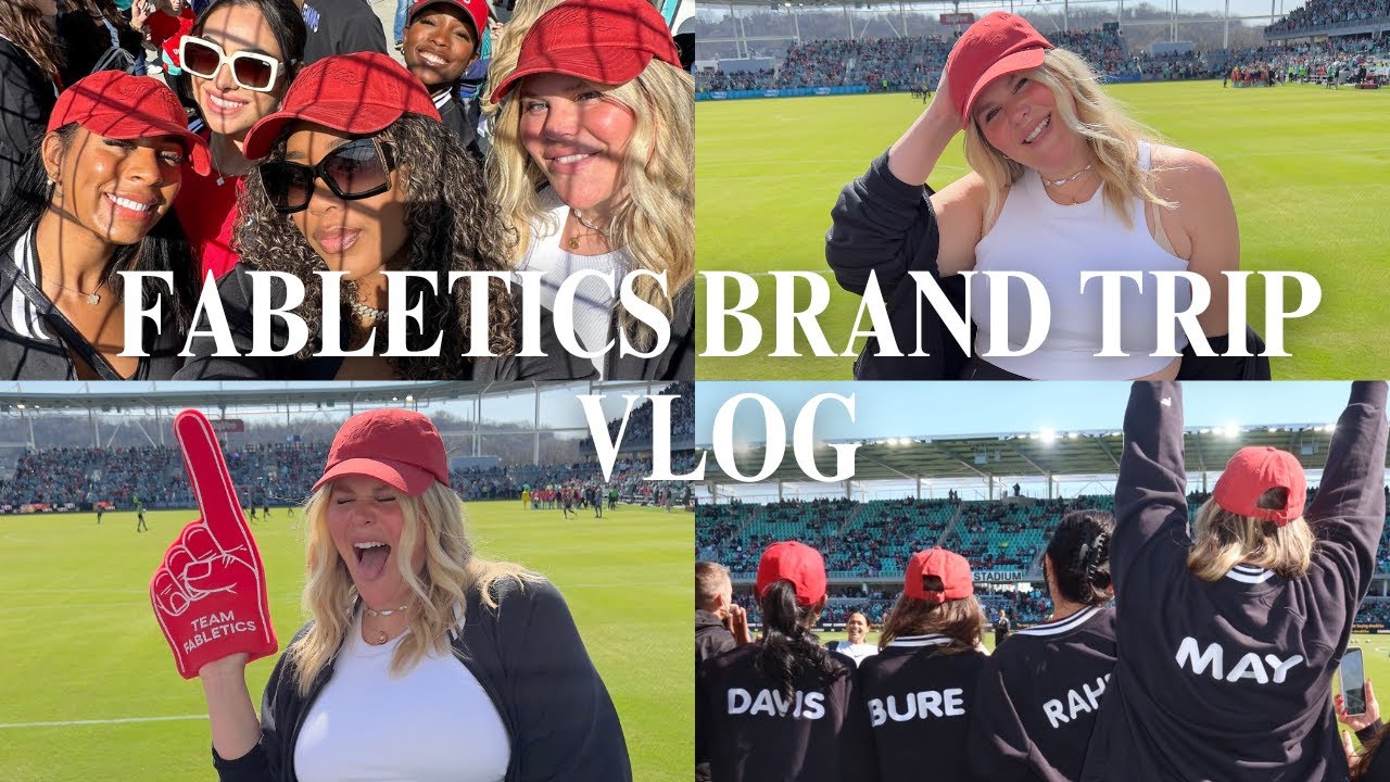 FABLETICS TOOK ME ON A BRAND TRIP + KANSAS CITY CURRENT OPENING DAY + 1ST WOMEN'S SPORTS STADIUM