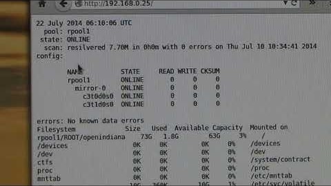 ZFS and OI - Part 5 - Simple health check (2014 reupload)