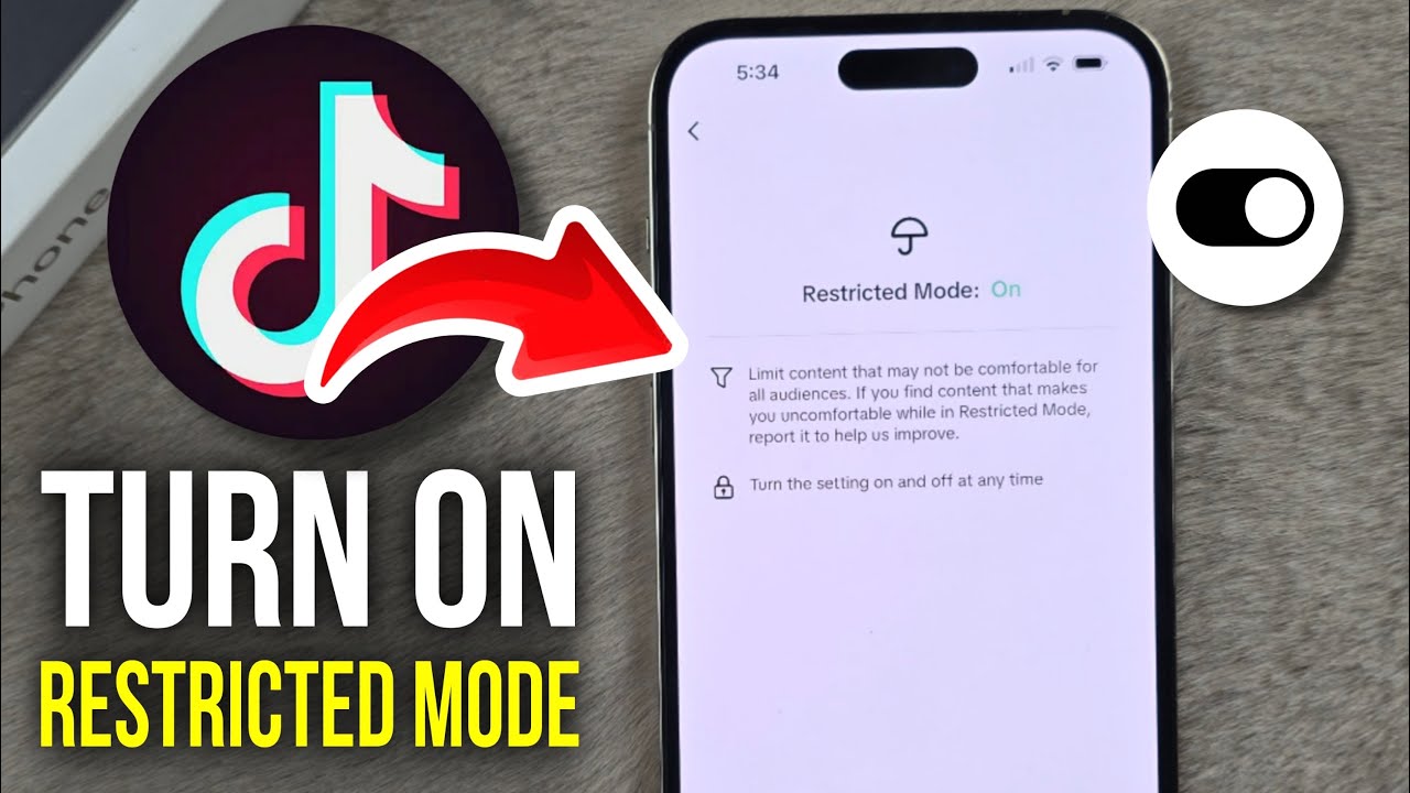 How to Turn ON Restricted Mode on TikTok - 2025 - YouTube