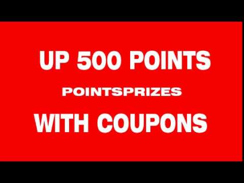 NEW !! FREE 500 POINTS COUPONS POINTSPRIZES